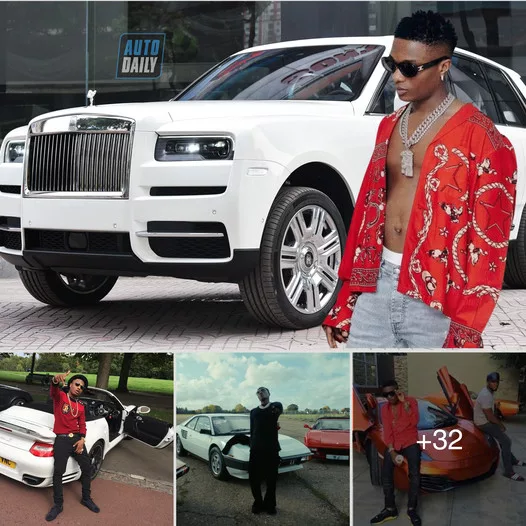 “Wizkid’s Impressive Car Collection: A Multimillion-Dollar Fleet in His Garage”