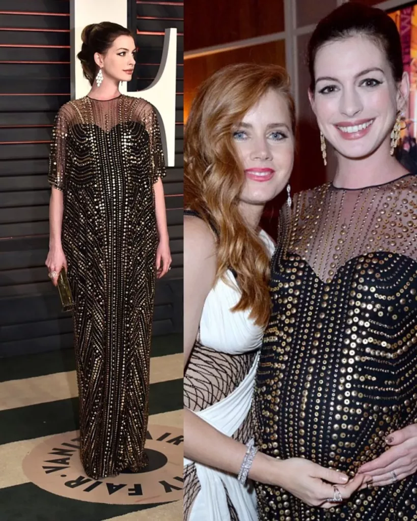 “Anne Hathaway and Eddie Redmayne’s partners bond over baby talk at Vanity Fair Oscar Party”